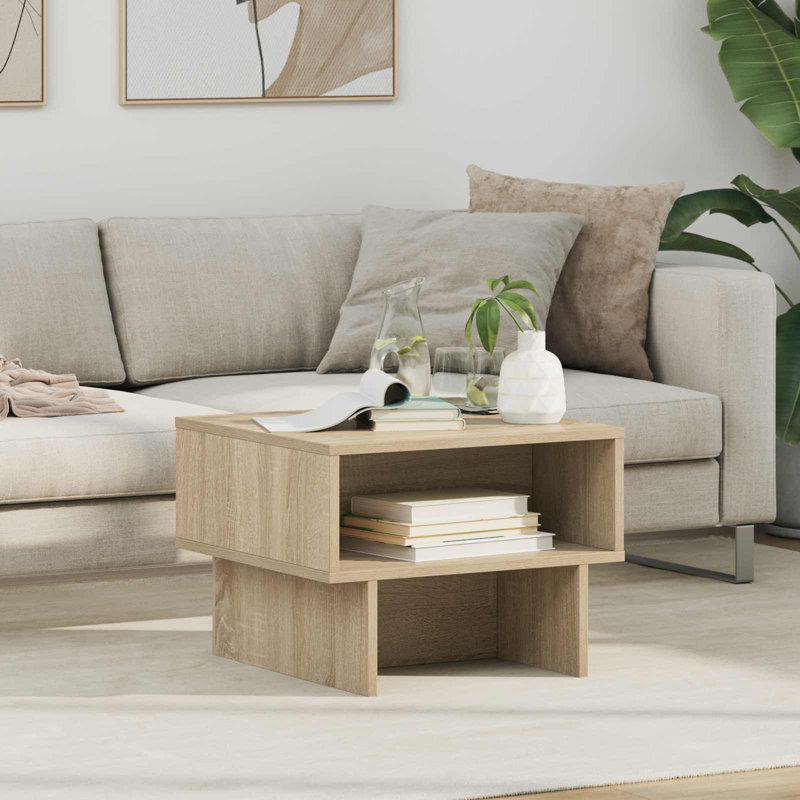 Coffee Table with Storage, 35cm. H x 48cm. L x 46cm. W, Sonoma Oak