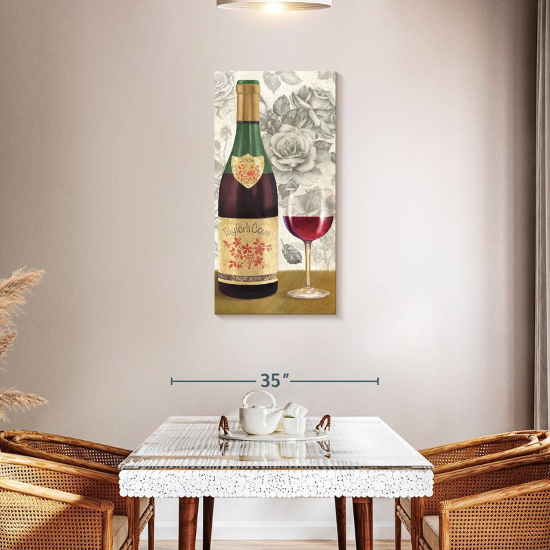 Wine And Roses II, 42" H x 21" W