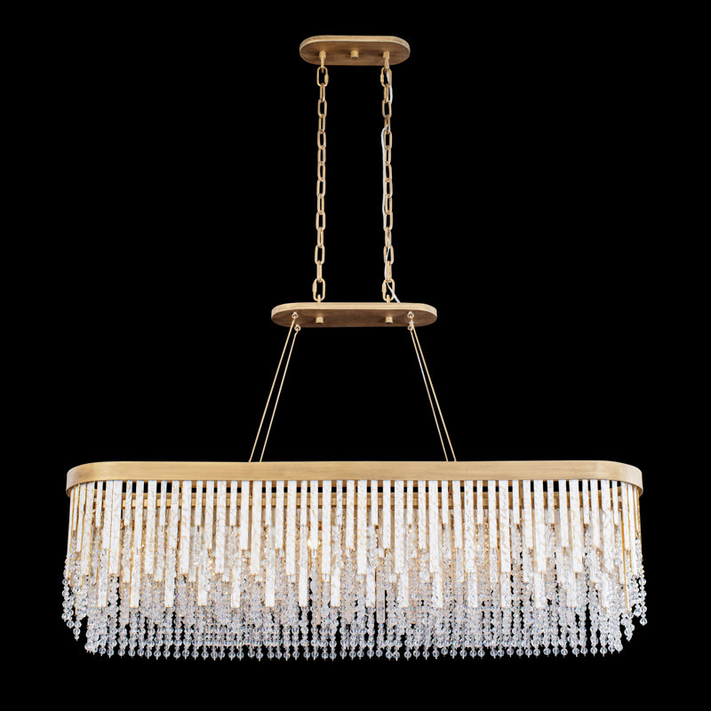 Lafayette 6-Light Linear Pendant - Havana Gold