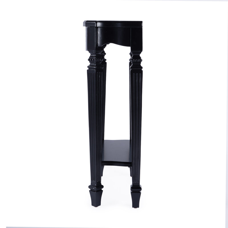 Cheshire Ballerina 22" Console Table, Black