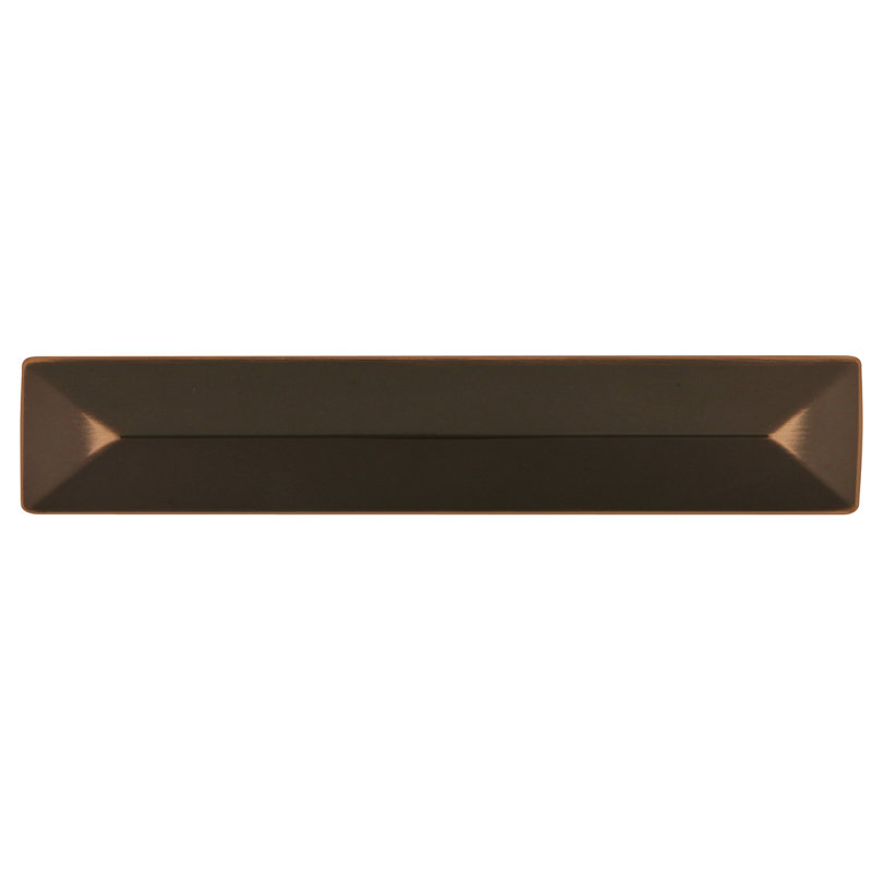 Poignée rectangulaire de la collection Bungalow - Poignée d'armoire centrale à centrale de 3 po et 3 3/4 po en bronze huilé - Quincaillerie transitionnelle et côtière pour tiroirs et armoires