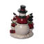 Décoration de groupe de bonhommes de neige Dolomite illuminant Jolly
