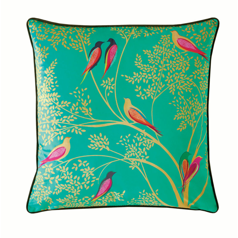 Green Birds Cushion