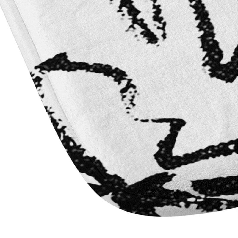 Tapis de bain en mousse viscoélastique CayenaBlanca, Simple - L 17 po x l 24 po