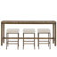 Console Brindle avec tabourets