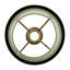 Luminaire suspendu tambour 1 lumière Wyant