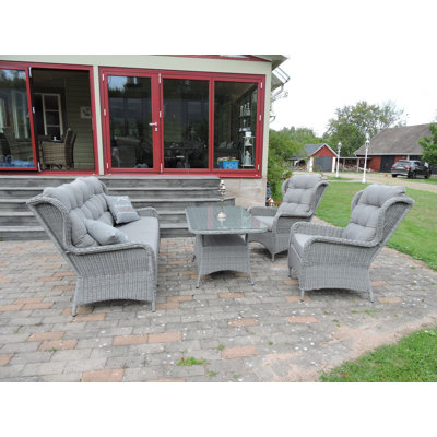 Demarcus 5 Seater Rattan Sofa Set