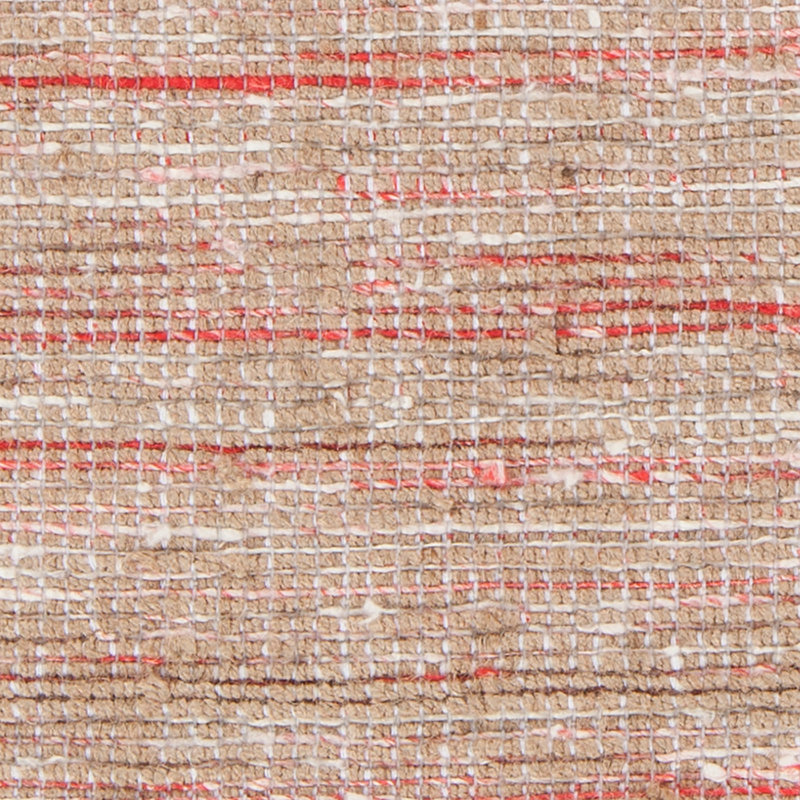 Tapis contemporain tissé à plat à la main Pretor - rose / naturel, Rectangle 7 pi 9 po x 10 pi 6 po