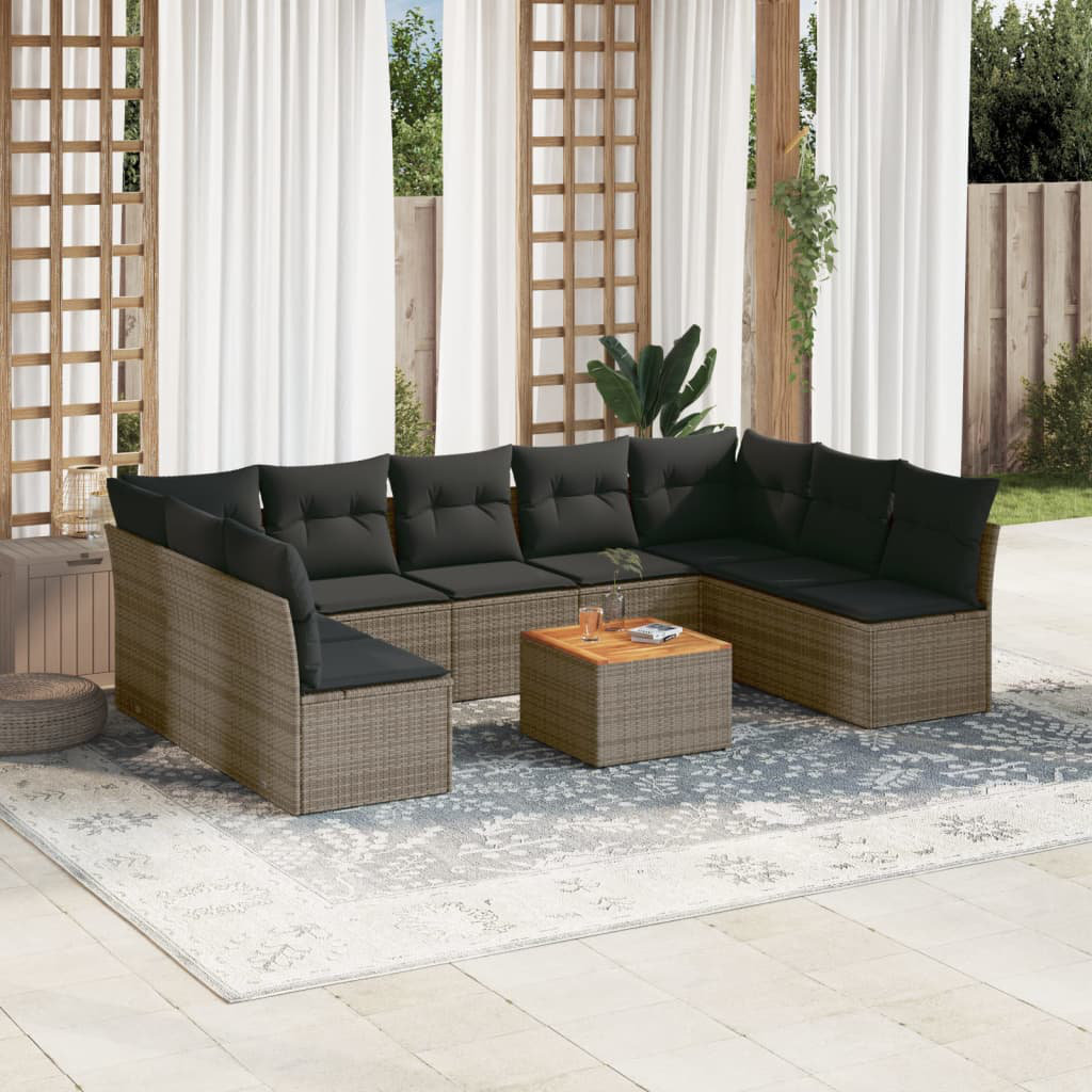 Gartensofa mit Kissen