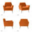 Chaise d'appoint Thaddeus-1498442694