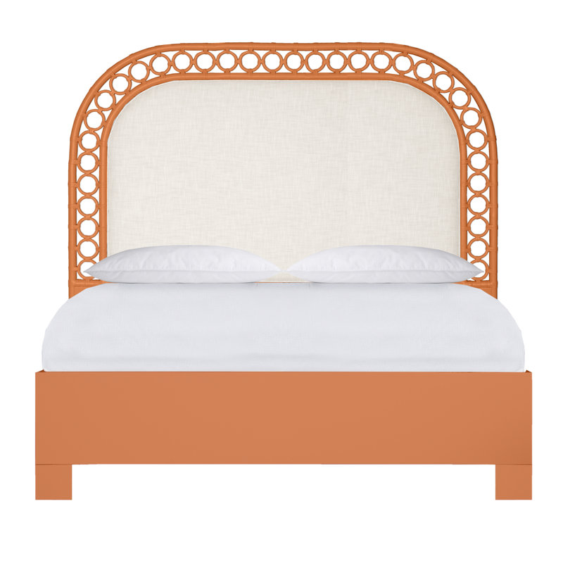 Lit standard Solana, Très grand lit, Orange citron