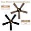 Ventilateur de plafond 52 pouces Farmhouse