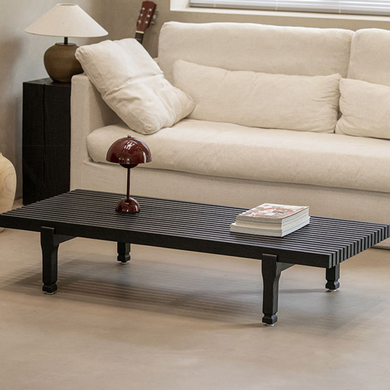Table basse Wabi-sabi, H 11,02 po x L 55,11 po x l 23,62 po
