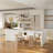 Height-Adjustable Kitchen Island With Dual Storage