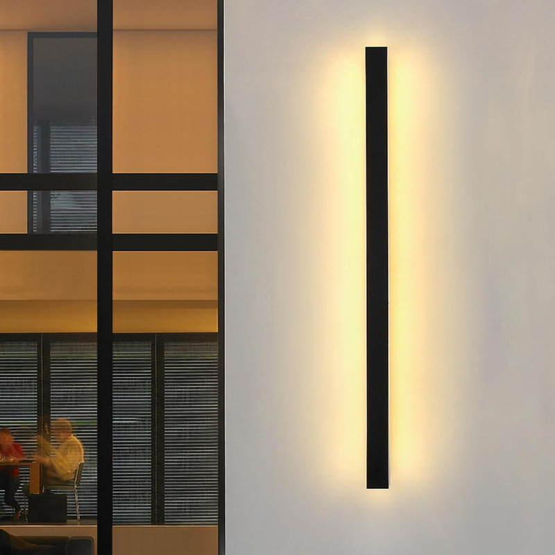 Applique murale de bar moderne IP65, H 39,4 po x l 3,2 po x P 1,8 po, 20