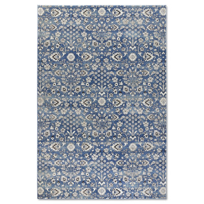 , Blue/Cream Kollektion 1869 No Pattern And No Solid Colour Area Rug