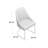 Bak 19'' H Upholstered Metal Cantilever Chair-1599704484-1599704486