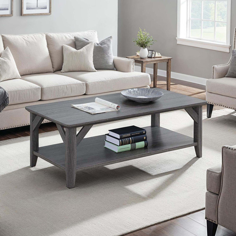 Keffer Coffee Table, Weathered Gray