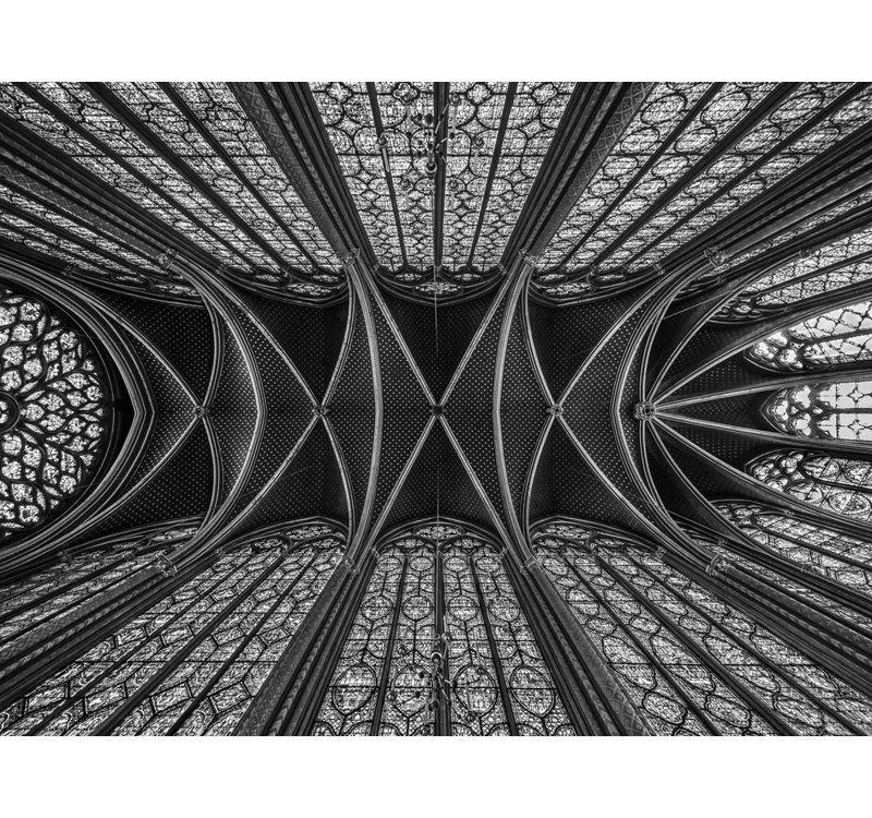 1 Piece Wrapped Canvas Wall Art, 60.96 cm H x 91.44 cm W, Black/White