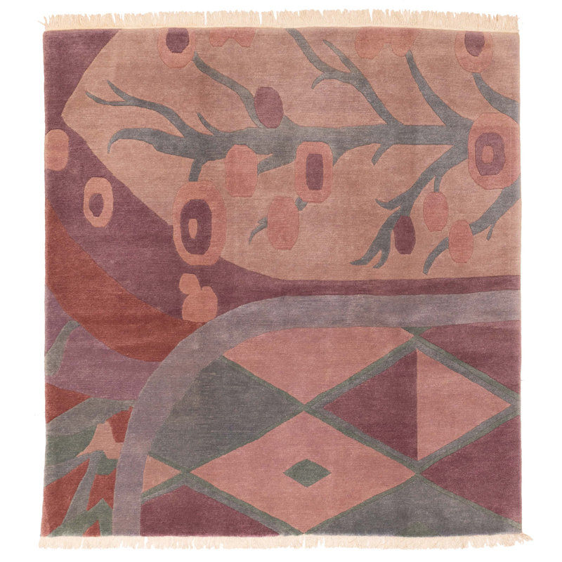 Tapis mauve Opulence 6 pi 8 po x 6 pi 8 po