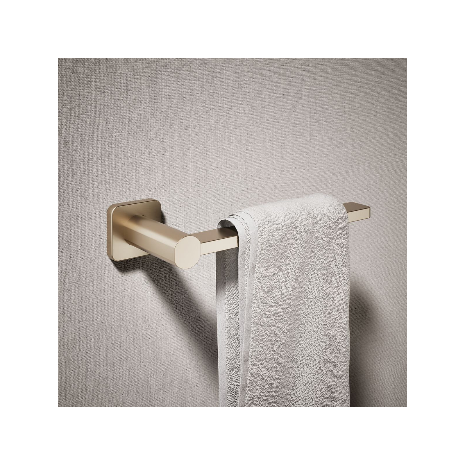 Parallel Towel Arm, Brushed Bronze
