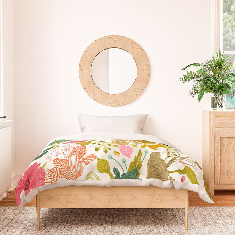 Housse de couette Moms Garden, Housse de couette simple très longue simple + 1 t