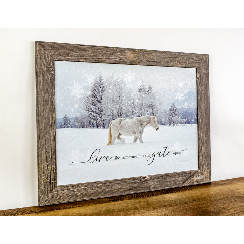 Image «Live Like Someone Left The Gate Open Horse»