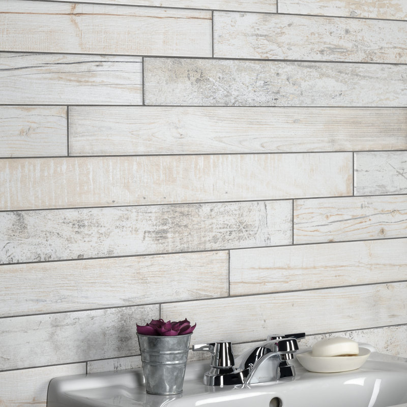 Melvin 3" x 27" Porcelain Wood Look Tile