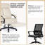 Calene High Back Executive Office Chair, Ergonomic Design Thick Cushion Desk Chair, PU Leather Adjustable Swivel Chair for Home & Office-1118253685
