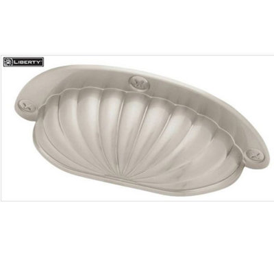 (Paquet de 5) Nickel satiné festonné 2 1/2 po