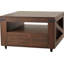 Wheel Coffee Table with Storage