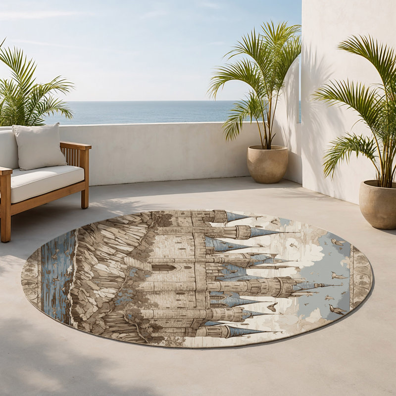 Tapis intérieur et extérieur Imperial Watch, Rond 5 pi
