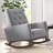 Fabric Solid Wood Rocking Chair-1426407055