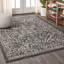 Tapis intérieur / extérieur noir / gris Massimo Bohemian Medallion-754172708