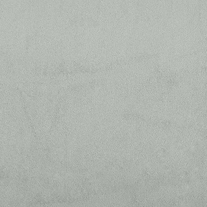 vidaXL Headboard Cushion Hanko Light Grey 100 cm Velvet, Twin/Extra Long Twin, Light Gray
