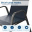Ensemble de 4 chaises de patio pour l'extérieur, empilables en tissu Textilene-527132150
