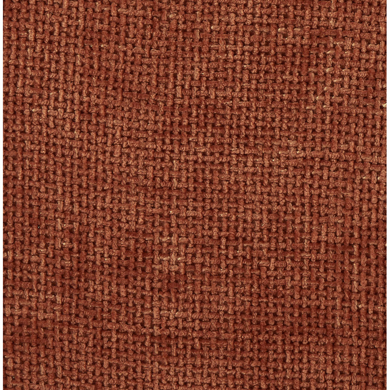 Fauteuil en chenille Quinn, Tissu cognac chenille