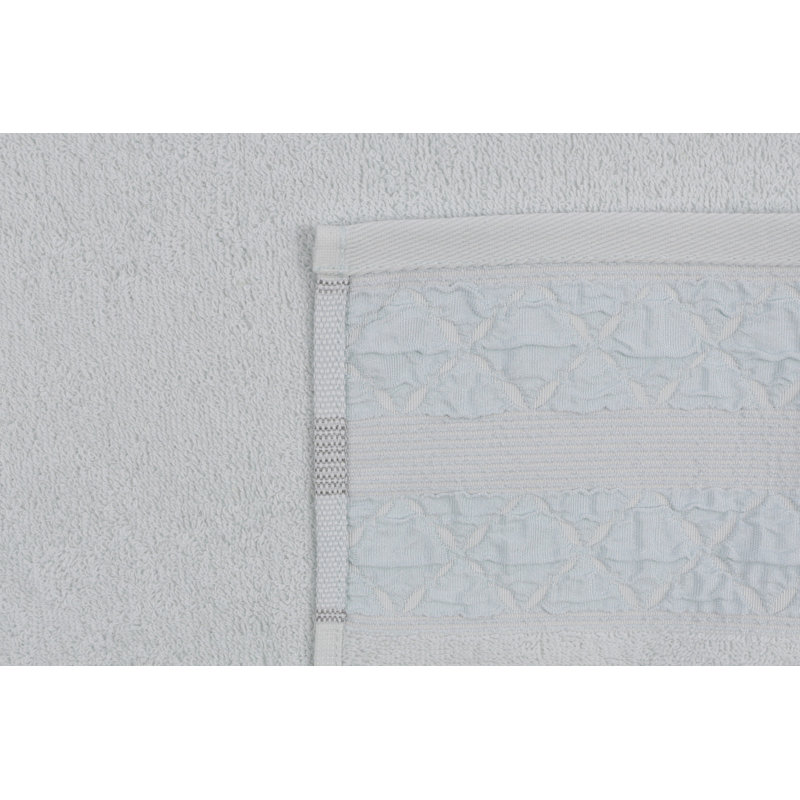 Ensemble de 2 serviettes Liana Lale, Bleu clair