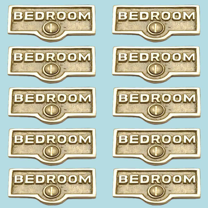Switch Tags Bedroom Name Signs 1-Gang Rocker Wall Plate