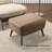 Upholstered Chair With Ottoman Footstool
