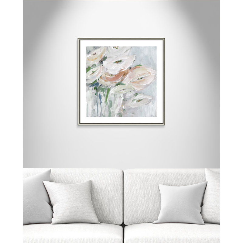 Impeccable - reproduction d'art, H 28,75 po x l 28,75 po x P 0,88 po, Papier avec cadre argenté