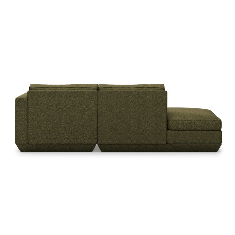 Podium Modular 2 PC Lounge Sofa, Copenhagen Terra, Left Hand Facing