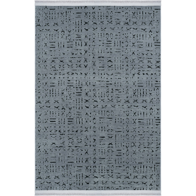 Daynton Abstract Machine Made Indoor / Outdoor Area Rug, Runner 3'11" x 11'6"