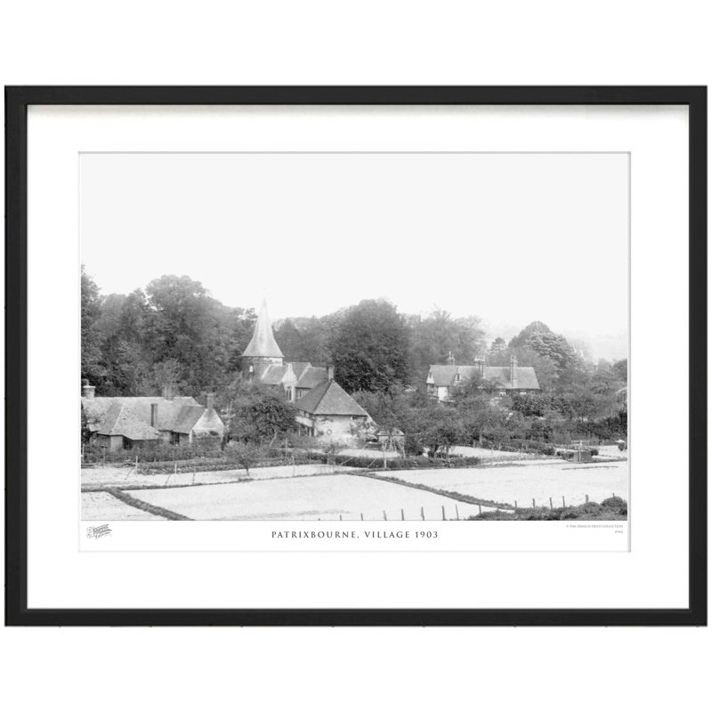 Patrixbourne, Village 1903 by Francis Frith - Single Picture Frame Print, 45cm H x 60cm W x 2.3cm D