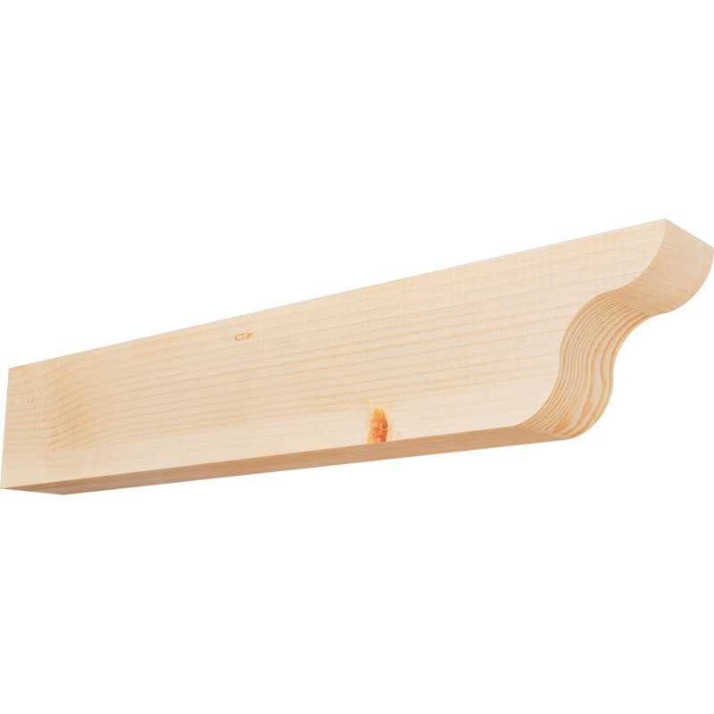 Queue de chevron lisse Carmel, Douglas, H 6 po x l 3 1/2 po x L 32 po