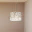 Sarella 8 Light 16in x 10in Pendant in Antique Silver with Clear Heritage Handcut Crystals-1487795483-1487795481