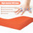 Fade Resistant Outdoor Chair Cushions Set Of 2, Deep Seat Patio Cushions 22 X 24 With Removable Cover, 28D High Resilience Foam Replacement Outdoor Seat Cushions With For Sofa, Adirondack Chair, Sectional,Orange-124896517-124896511