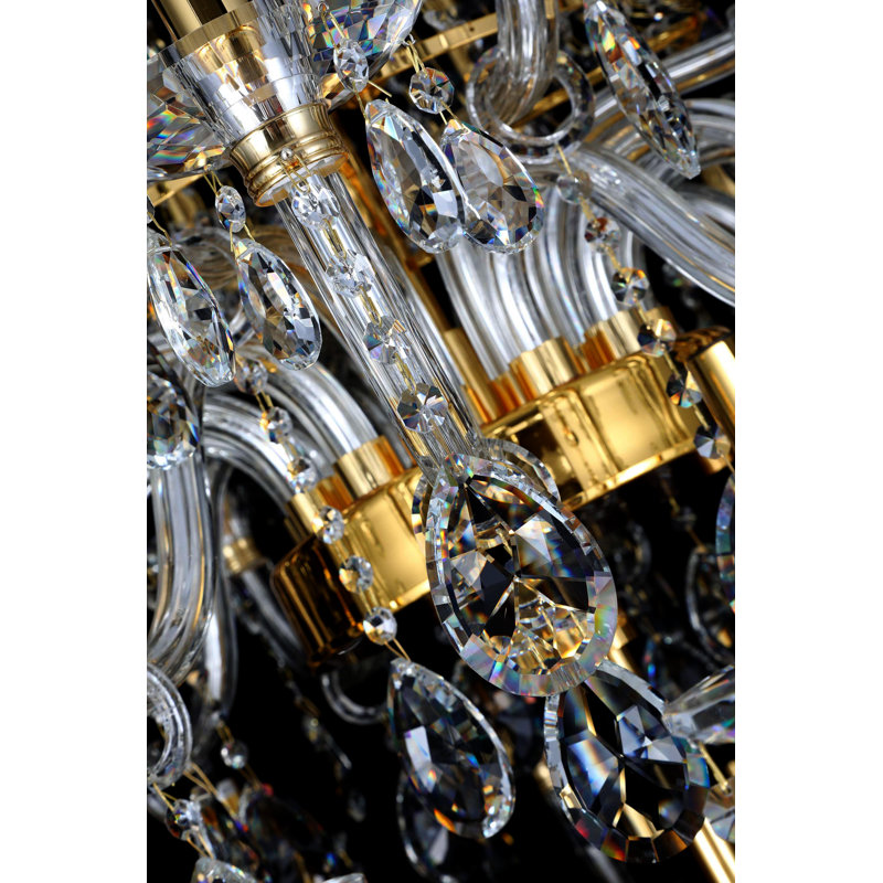 Lustre en cristal classique 64 lumières, Argent