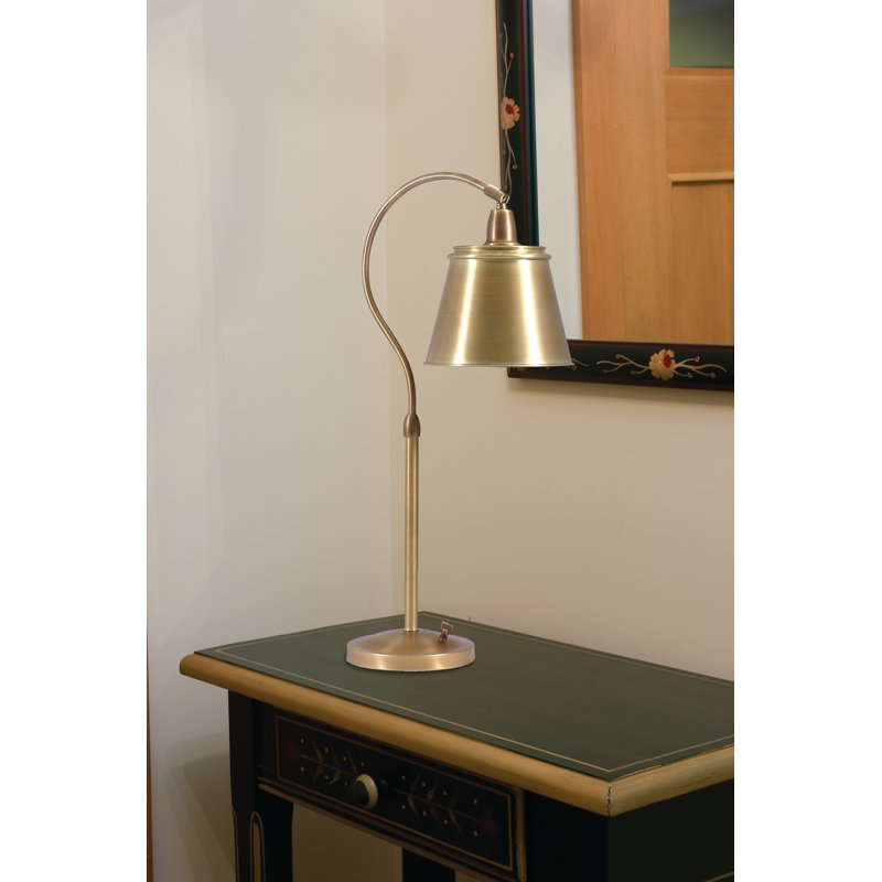 Hyde Park Arched Table Lamp, Weathered Brass