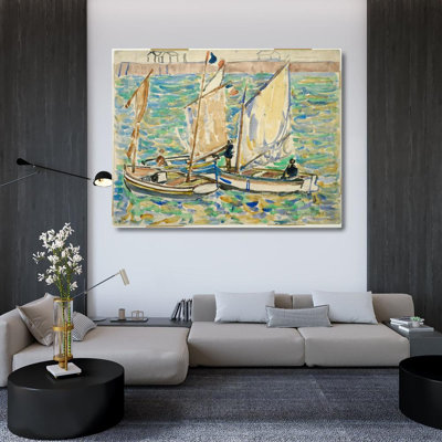 «St. Little» par Maurice Prendergast - Art mural sur toile tendue avec châssis